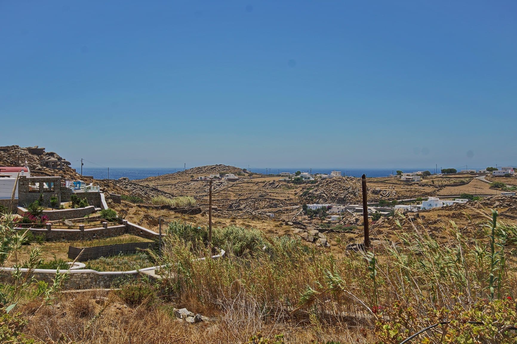 Cycladic skyline from the terrace
